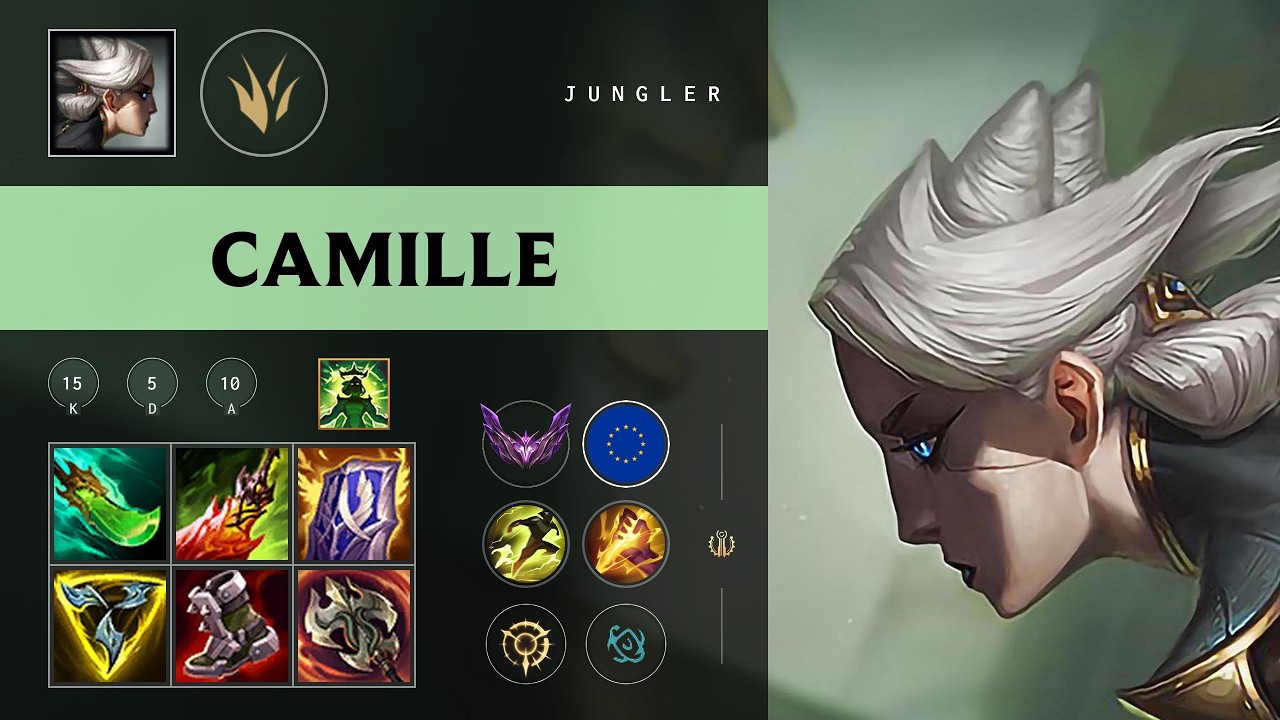 Camille Jungle vs Rengar - EUW Master Patch 26.10
