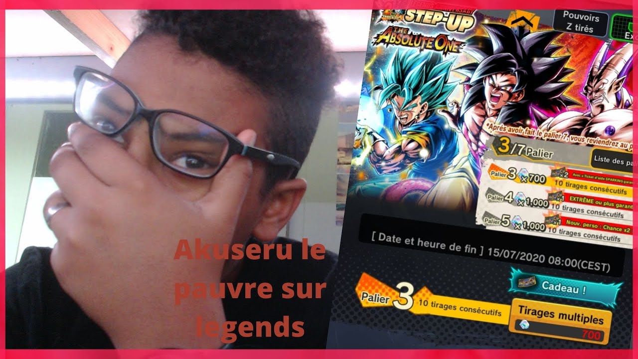 Akuseru le pauvre qui veut invoquer | Invocation de la dernière chance sur DB LEGENDS
