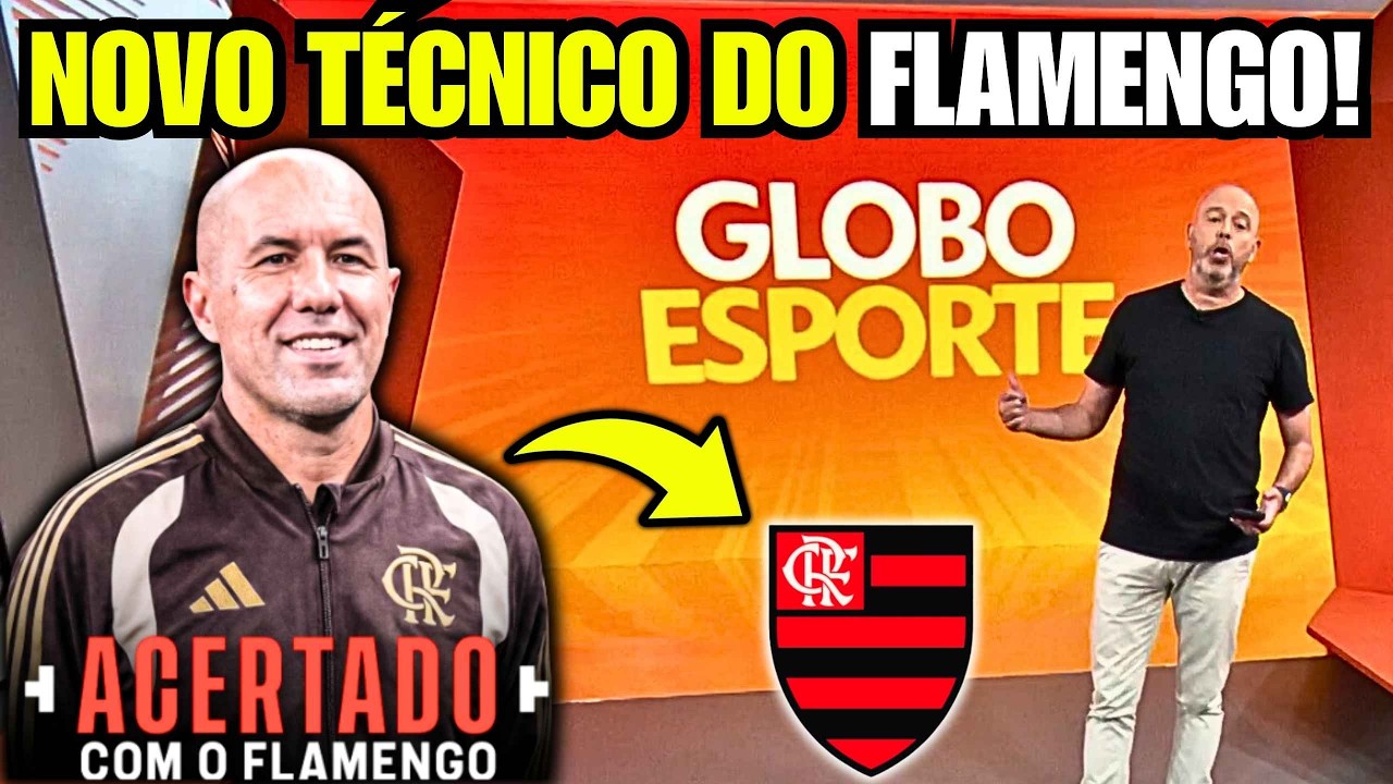 AGORA É OFICIAL: Novo técnico do FLAMENGO! Leonardo Jardim!