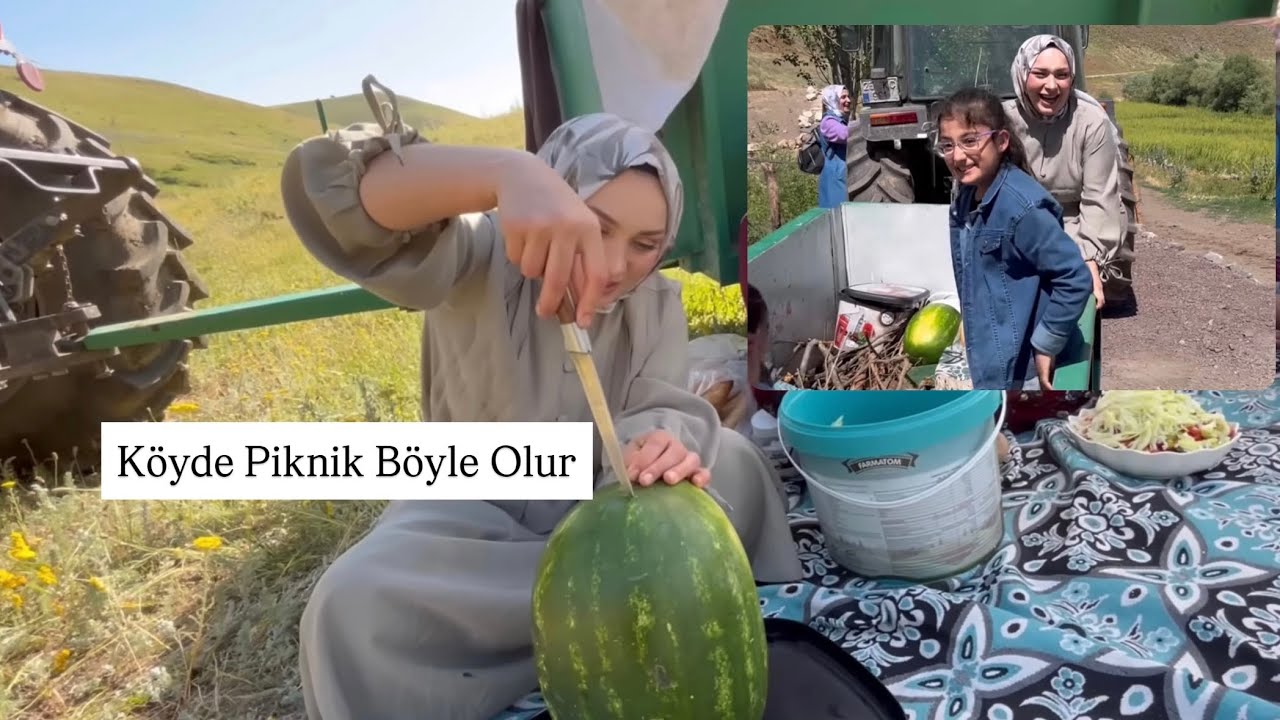 Erzurum’da Traktörle Pikniğe Gidiyoruz Vloğ  🛑