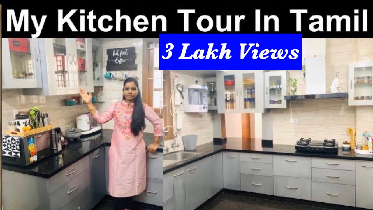 Kitchen Tour Part 1| Kitchen organisation Idea|Kitchen Tips in Tamil