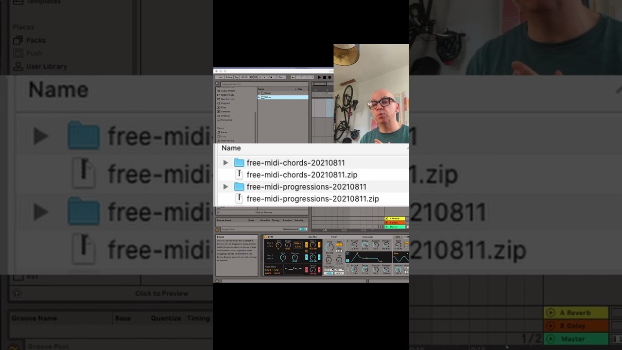 Free Midi Chord Packs and Progressions for any DAW- all keys, all chords