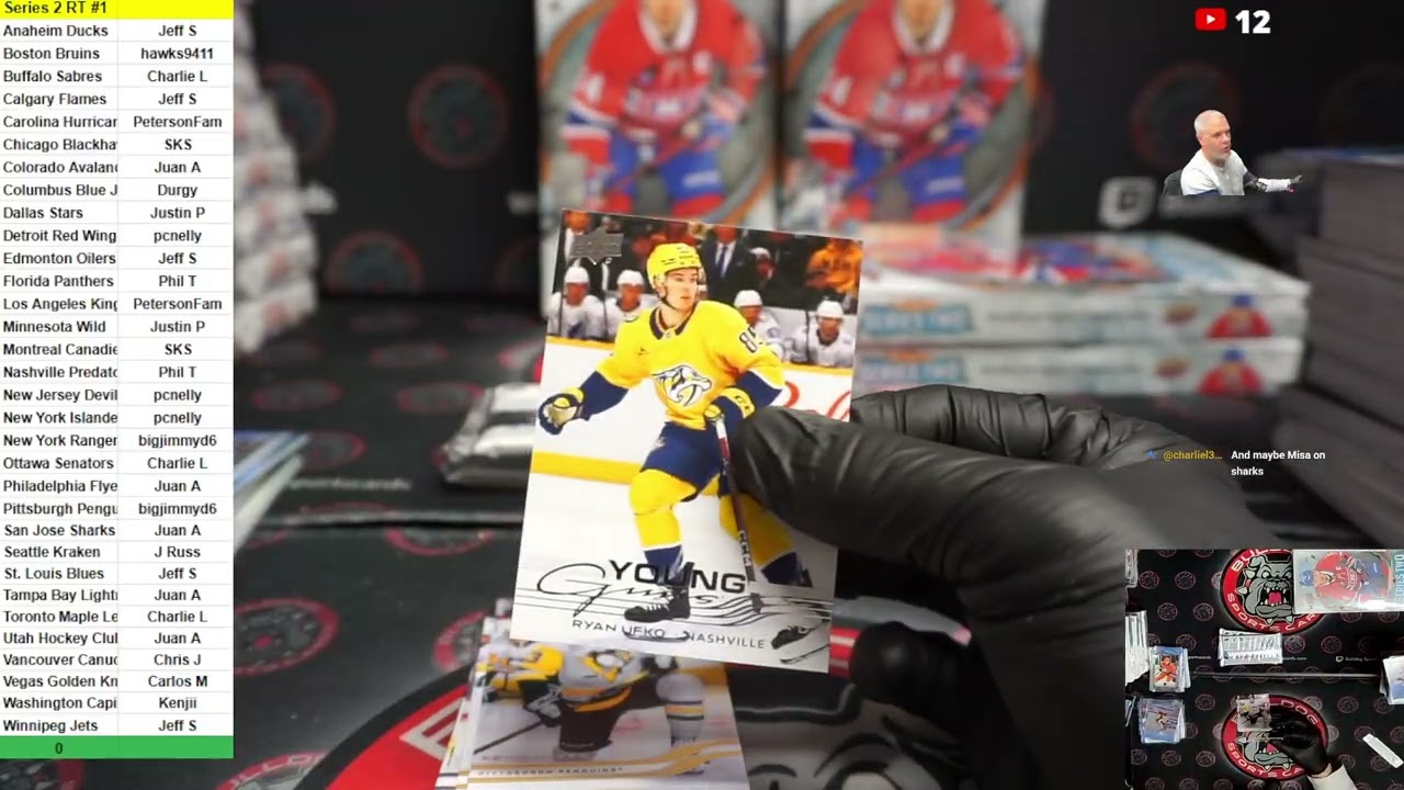 6 Box 25 26 Upper Deck Series 2 Random Team #1