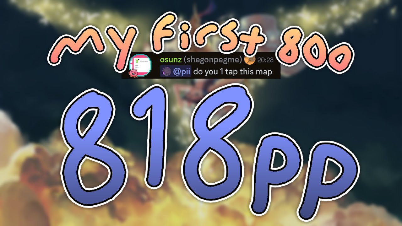 MY FIRST 800PP PLAY
