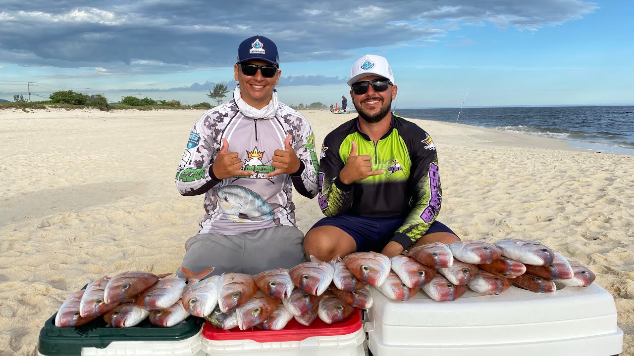 A Melhor Pesca de Praia da Vida! Baldes Cheios de Peixe e Muitas Dicas
