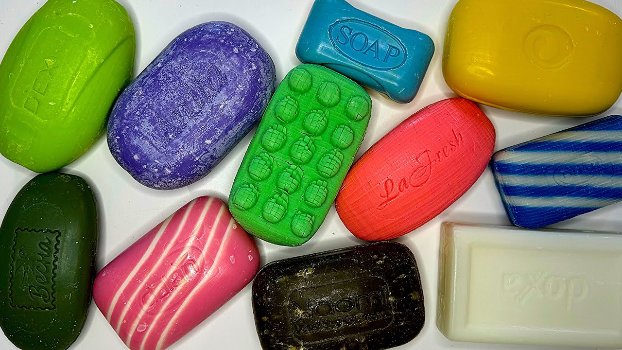 2X Asmr Soap Cutting / Soap cubes / Relaxing Sounds / Asmr No Talking