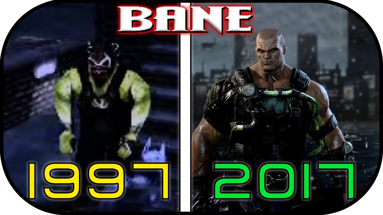 EVOLUTION of BANE in video games (1997 - 2017) Batman Villain