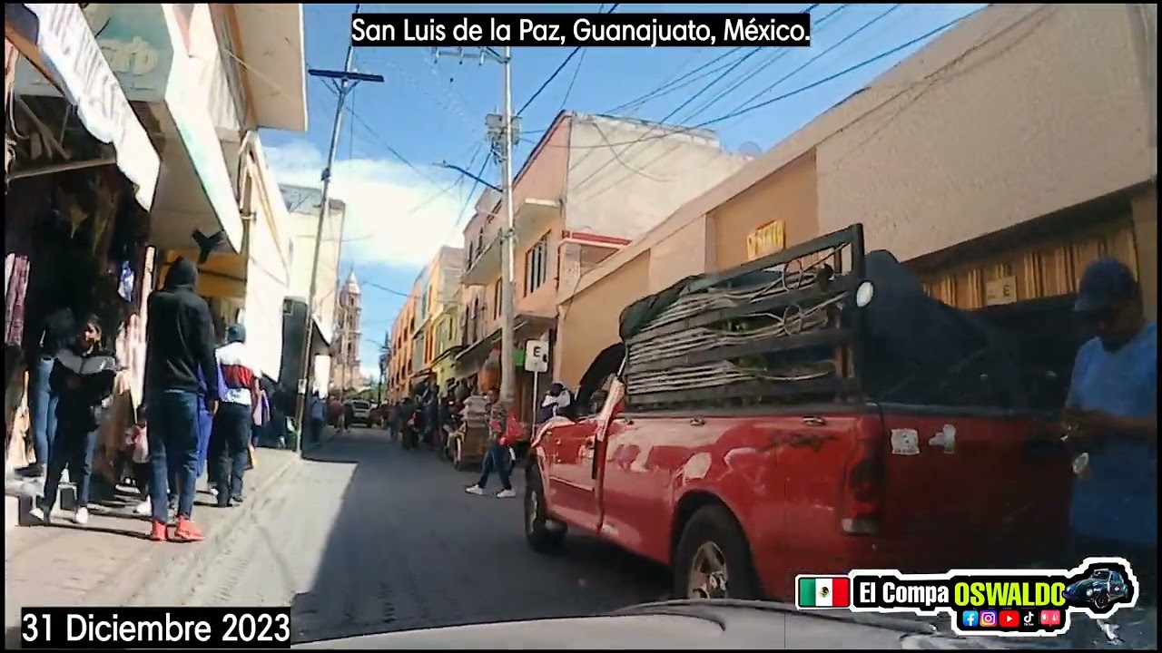 Último día del año 2023 y así luce hoy San Luis de la Paz en algunas de sus calles