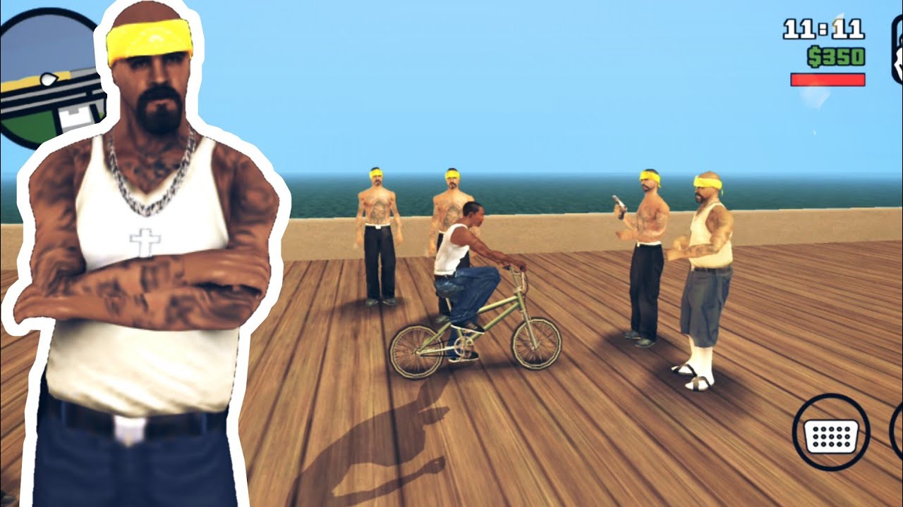 Veja o que os Vagos falam pro CJ no começo do GTA San Andreas