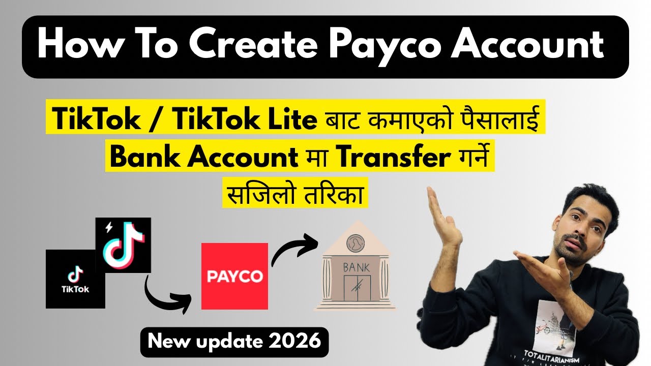 Payco(페이코) ID बनाउने तरिका || how to create payco account in korea ? TikTok को पैसा कसरी निकाल्ने ? 