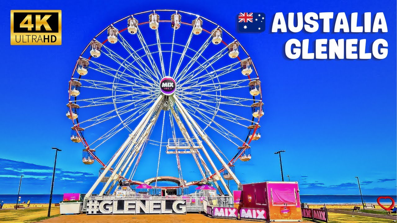 🇦🇺 ГЛЕНЕЛГ, АВСТРАЛИЯ — Прекрасная утренняя прогулка [Видео 4K]