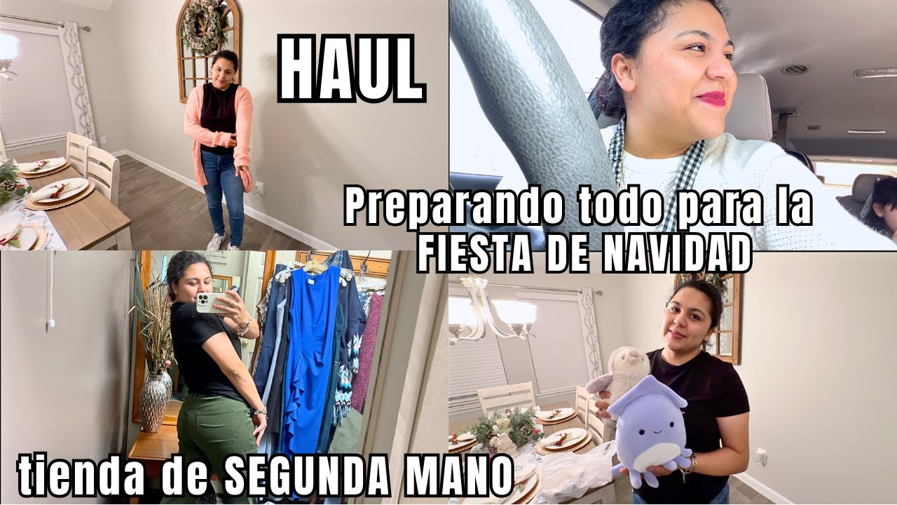Se llego el día de la FIESTA & Vamos a la tienda de segunda mano!