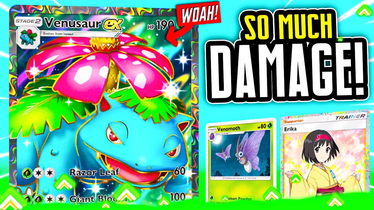 This Poison Deck is TOXIC! VENOM VENUSAUR! - Pokemon TCG Pocket