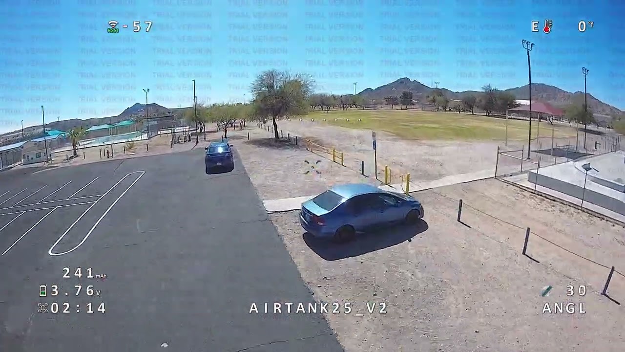 Flying Around Bud Walker Park Ajo Arizona