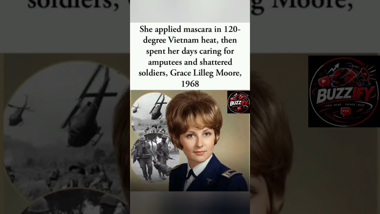 She cared for shattered soldiers in Vietnam. 🕊️ #shorts #military #viral  #Vietnam #Hero #Honor
