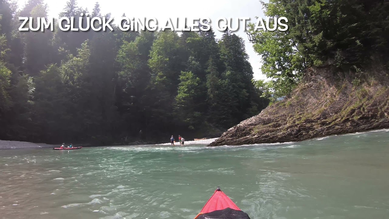 KAJAKTOUR auf der Tiroler Ache (Entenlochklamm) von St. Johann (Tirol) bis Übersee am Chiemsee