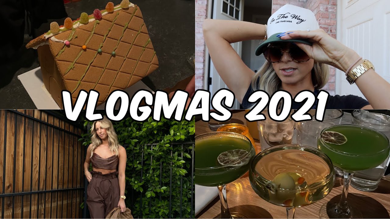 VLOGMAS DAY 4: traveling to Arizona + making gingerbread houses + fancy dinner