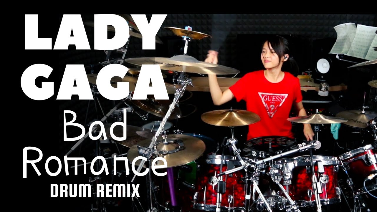 Lady Gaga ~ Bad Romance Drum cover/ drum remix by Kalonica Nicx
