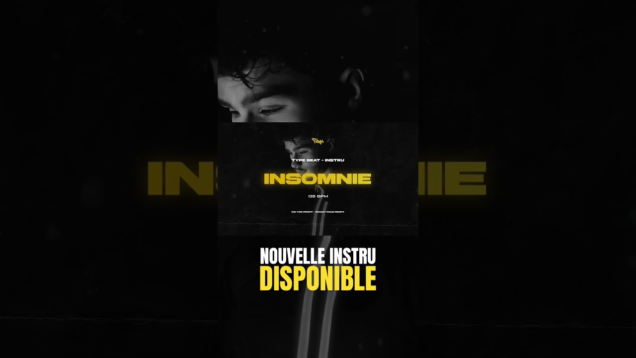 Tarah x Melodic Type Beat  "INSOMNIE" Instru Rap/Trap | 2026 