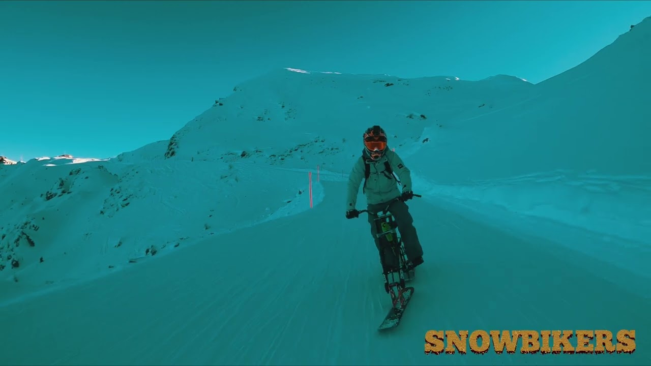 Snowbikers @ Davos Klosters Mountains