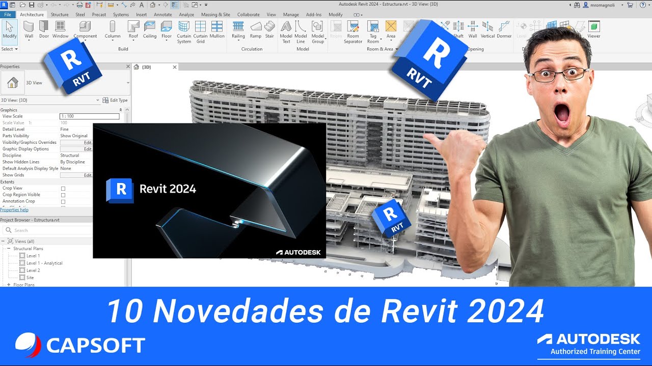 Descubre las impresionantes novedades del Revit 2024!!