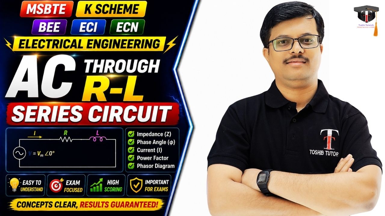 AC Through R-L Series Circuit in Hindi | BEE | ECI | ECN | Toshib Tutorial's