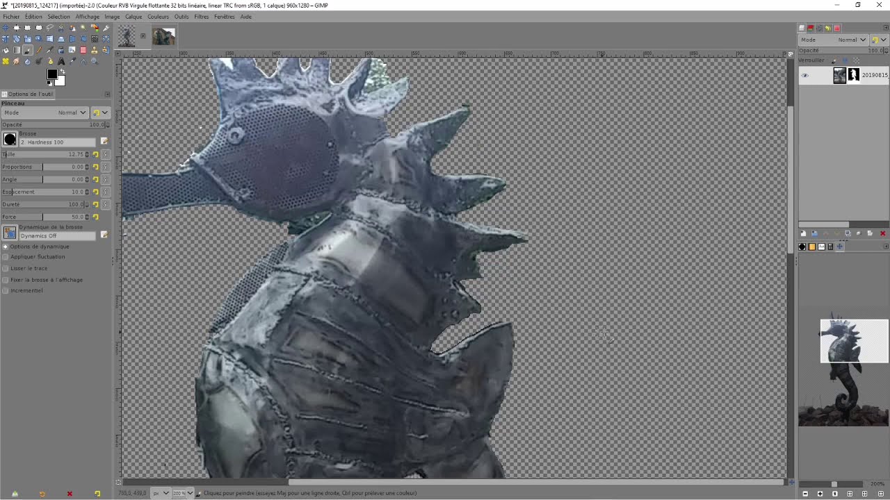 Comment détourer un objet avec l'Extraction de premier plan de GIMP
