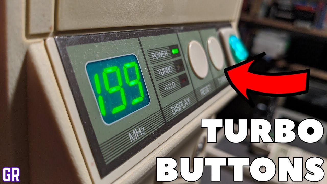 Turbo Buttons and MHz Displays