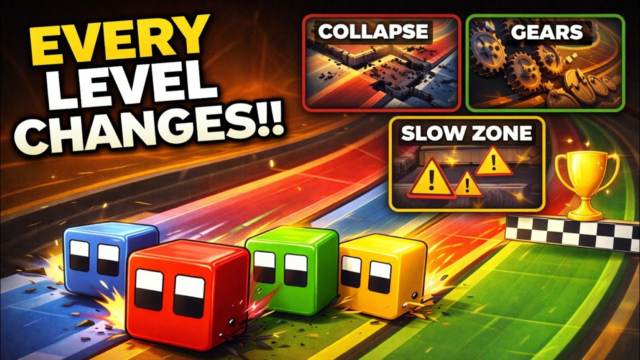 Every Level Changes the Race | Full Square Race Experience