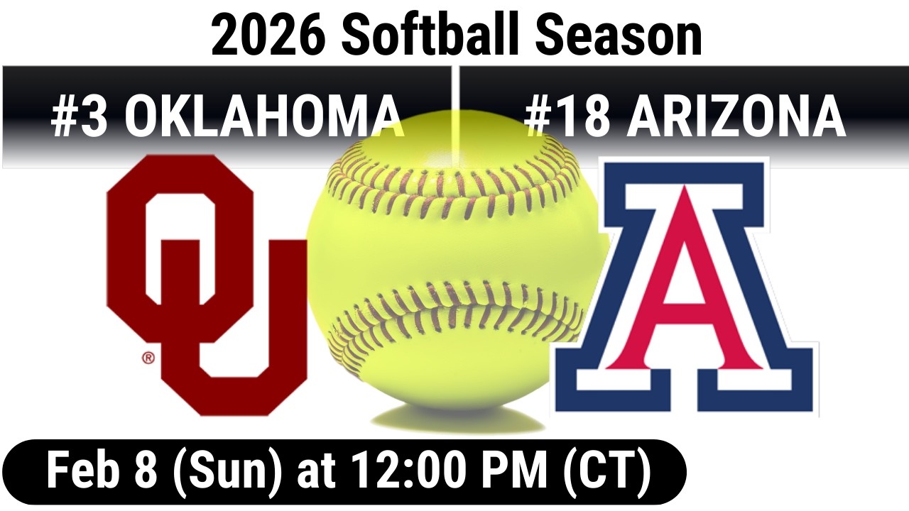 2026 Feb 8 SB #3 Oklahoma OU Sooners vs #18 Arizona Wildcats FULL GAME Softball 20260208