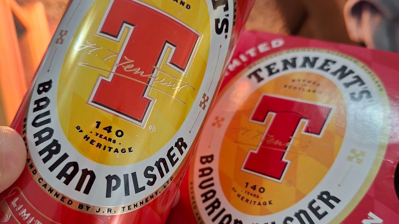 Tennents Bavarian Pilsner 4.7% SCOTLAND 🏴󠁧󠁢󠁳󠁣󠁴󠁿