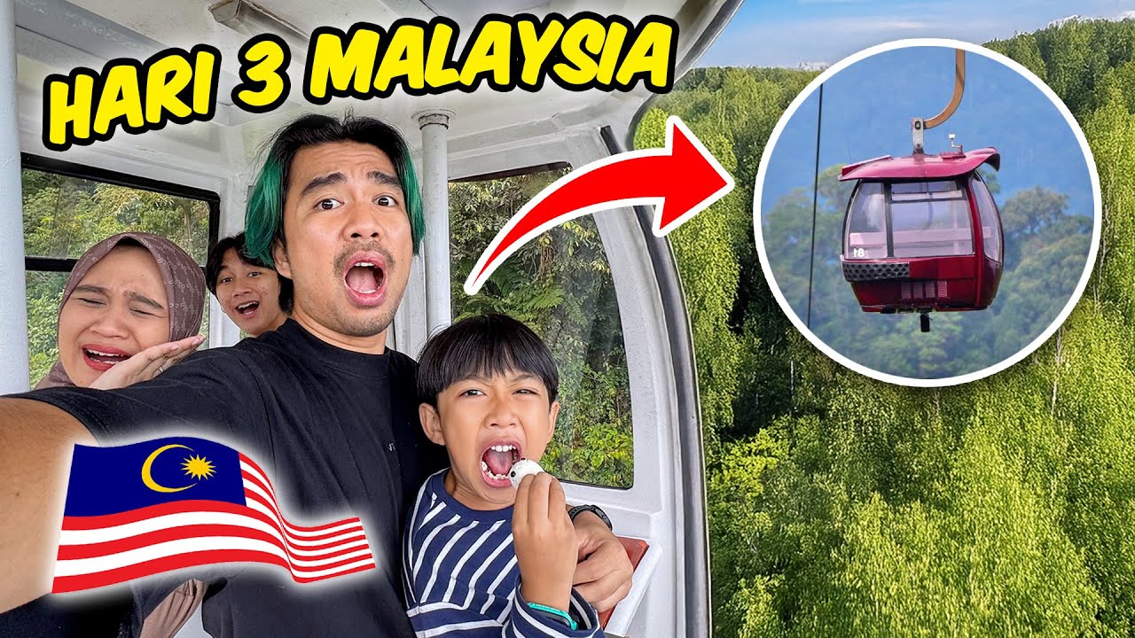 Liburan Malaysia HARI 3 - Naik Kereta Gantung di Genting | Keluarga Ziyan
