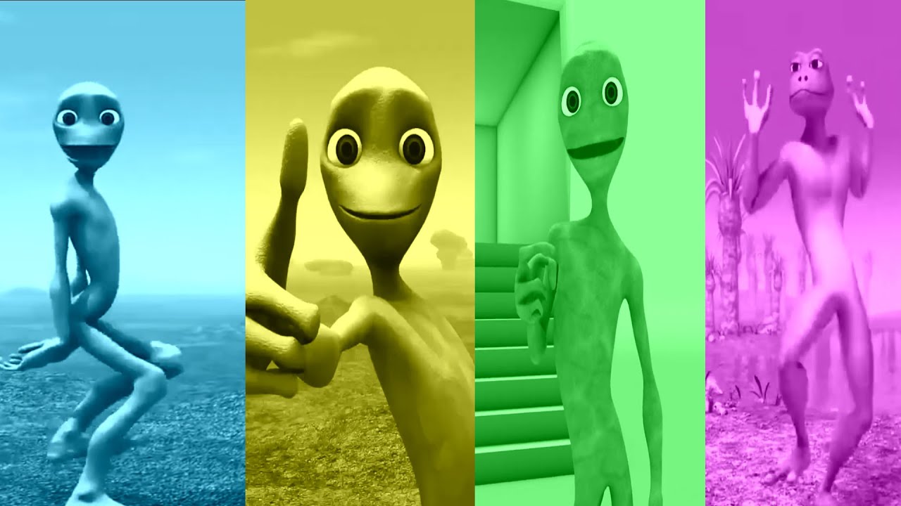 Alien Dance VS Funny Alien Dame Tu Cosita Dance Funny Alien Dance Song