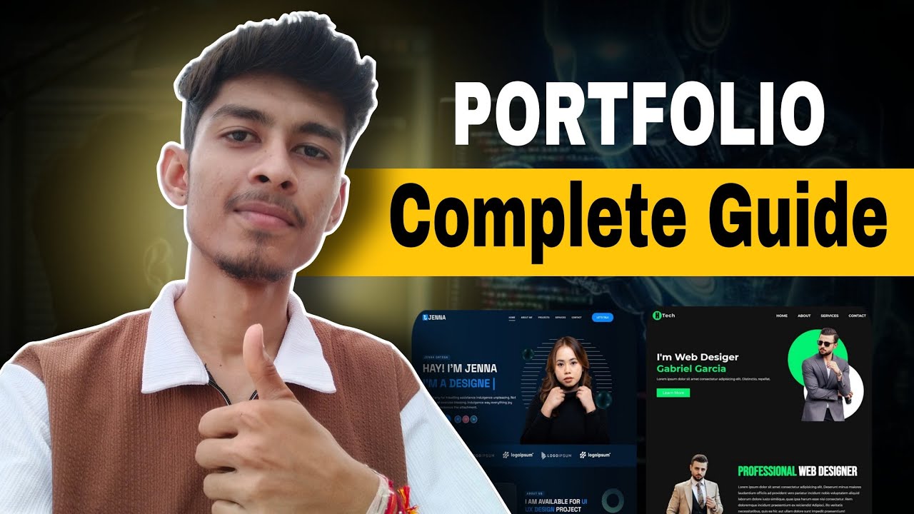 How to Make a Portfolio Website 2025 | Portfolio Guide | Goutam Prajapat @CodeWithHarry