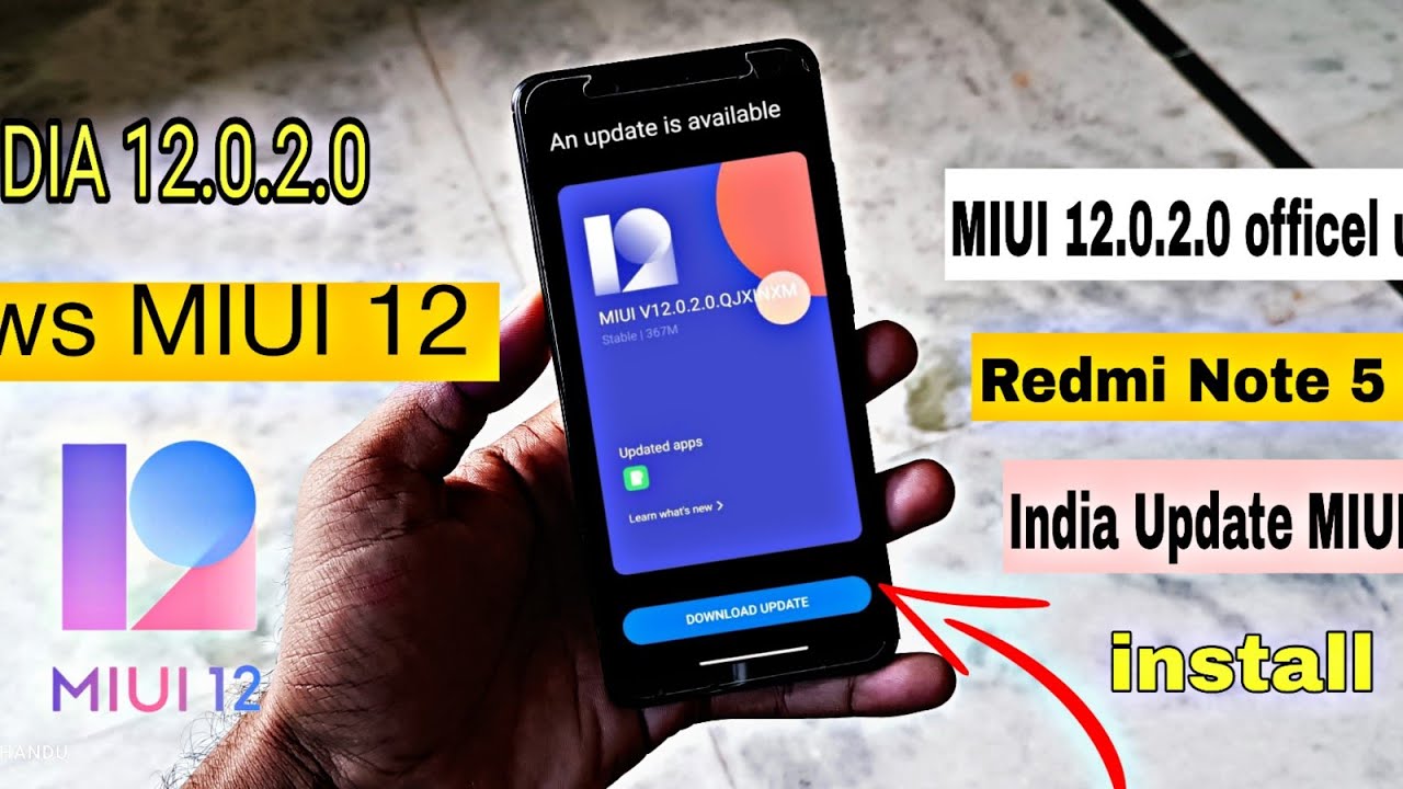 Redmi Note 5 Pro MIUI 12 stable update / Redmi Note 5 / MIUI 12.0.2.0 Global stable Rom new update 🥱