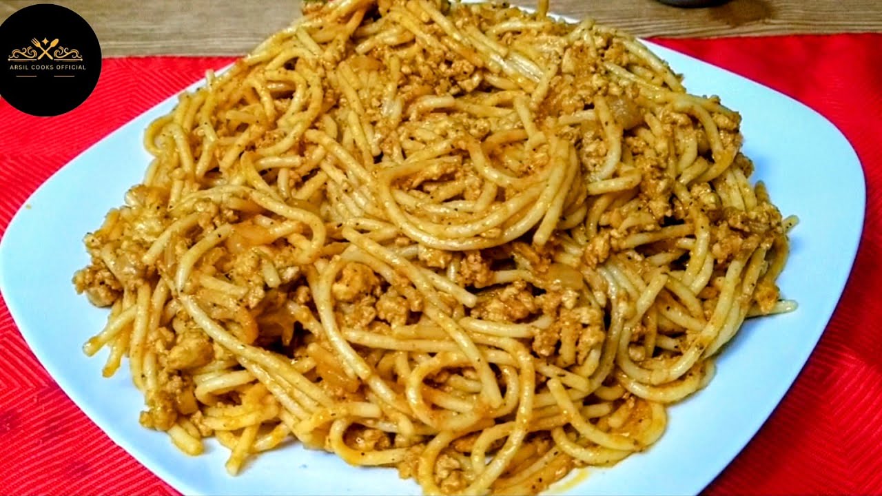 Qeema Spaghetti Recipe|Quick & Easy Chicken Mince Spaghetti|Spaghetti Bolognese