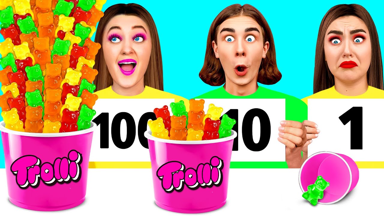 تحدي 100 طبقة من الطعام | وصفات المطبخ مذهلة CRAFTooNS Challenge
