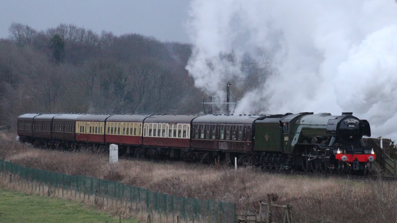 60103 “The Flying Scotsman” Celebrating International Women’s Day, Burrs Country Park ELR 8/3/2023!