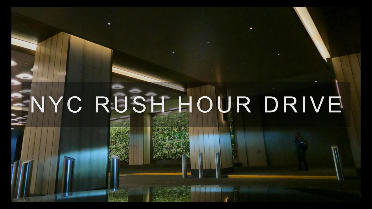 NYC at 4:30 PM 🚗💨 Rush Hour from Midtown to Central Park (4K)