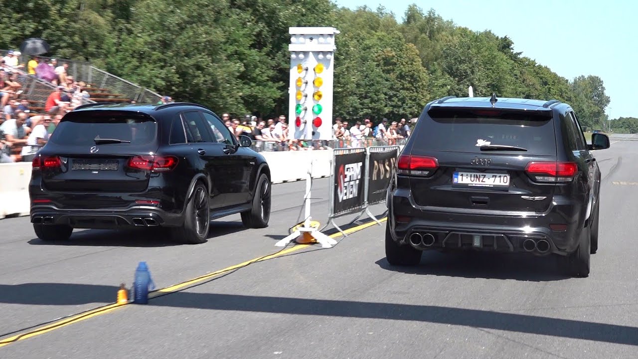 Mercedes-AMG GLC63 S 4Matic+ vs Jeep Cherokee Trackhawk