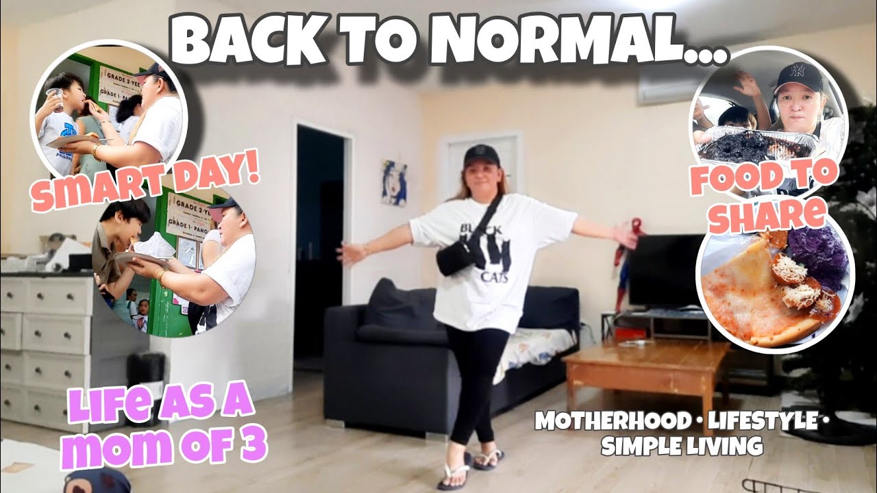 BACK TO NORMAL | TAPOS NG BAKASYON! Di ko alam may food to share sa school 🫣 