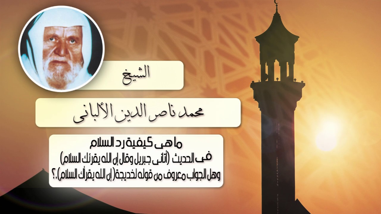 الشيخ الألبانى | ما هى كيفية رد السلام ؟