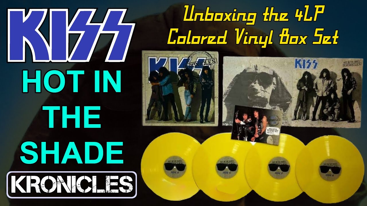 Unboxing the KISS - Hot in the Shade Kronicles 4LP Colored Vinyl Box Set | Detroit/Asbury Park 1990!