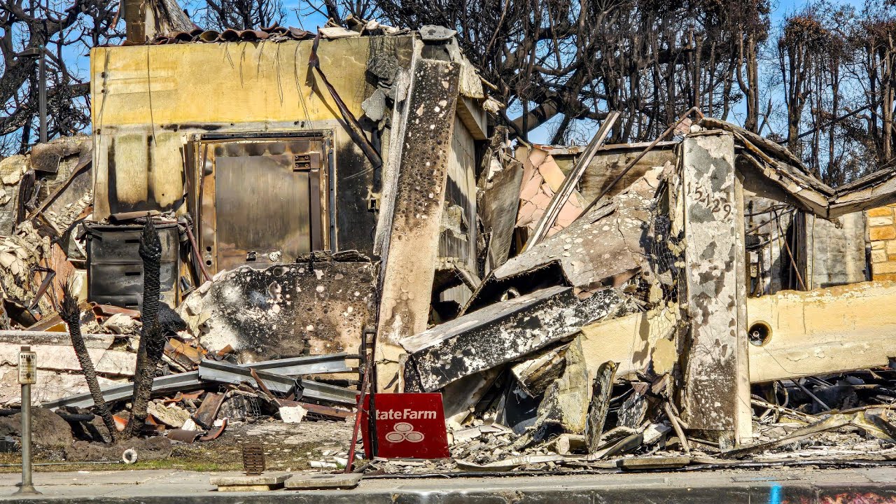 Driving Through the Aftermath: Sunset Boulevard Shows Devastation From Palisades Fire