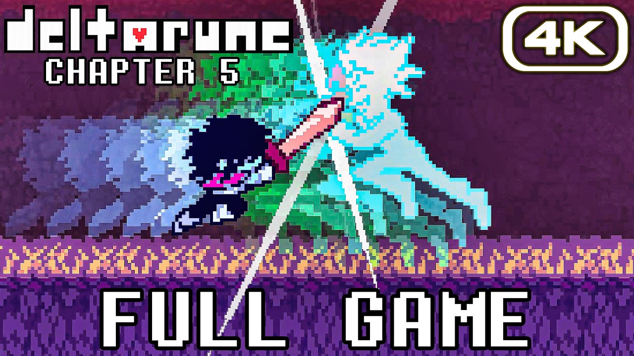 DELTARUNE CHAPTER 5 Gameplay Walkthrough FULL GAME (4K 60FPS) No Commentary