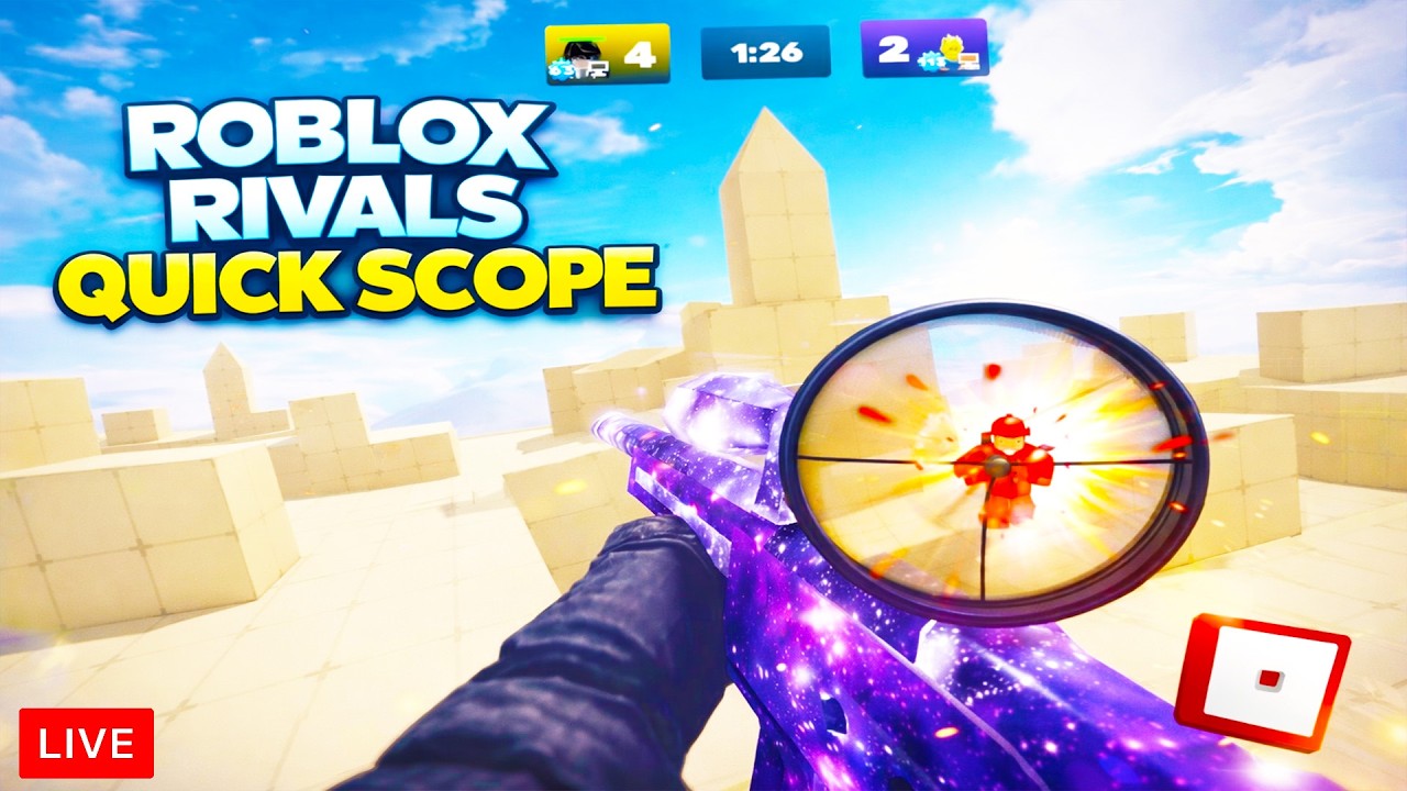 🔴Live - PRO QUICK SCOPING IN ROBLOX RIVALS 🔴  #fh6  #roblox