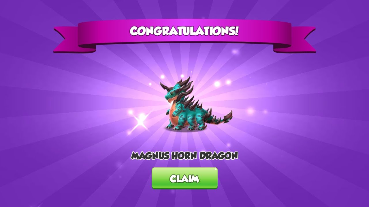 I got Magnus Horn Dragon - Dragon Mania Legends