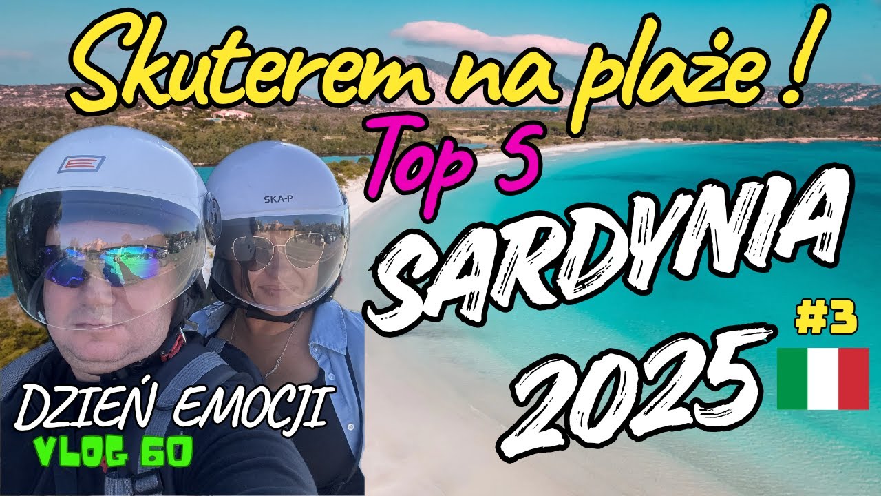🇮🇹👉 Nie spodziewaliśmy się TEGO na Sardynii 😱 | TOP 5 plaż + awaria skutera!