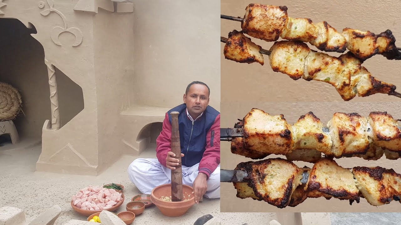 Chicken Malai Boti Recipe by Mubashir Saddique | Village Food Secrets