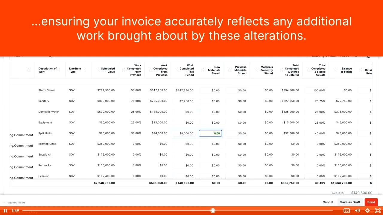 SUBCONTRACTOR | Submitting Subcontractor Invoices Pay Applications in Procore